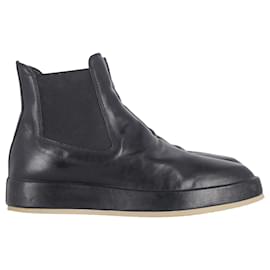 Fear of God-Fear Of God Chelsea Wrapped Boots in Black Leather-Black