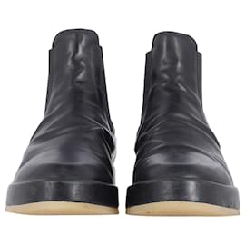 Fear of God-Fear Of God Chelsea Wrapped Boots in Black Leather-Black