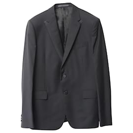 Valentino Garavani-Chaqueta de esmoquin Valentino en lana negra-Negro