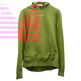 Sandro-Sandro Paris Logo Hoodie in Coral Orange Cotton -Orange,Coral