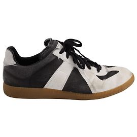 Maison Martin Margiela Maison Margiela Sneakers in Black/WHITE DENIM Black