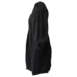 Ba&Sh-Ba&sh Puffed Sleeve Mini Dress in Black Viscose-Black