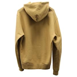 Sandro-Sandro Paris Logo Hoodie in Camel Yellow Cotton -Yellow,Camel