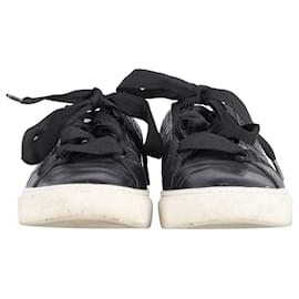Tory Burch-Zapatillas deportivas acolchadas en cuero negro Marion de Tory Burch-Negro