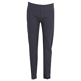 The row-The Row Straight Leg Pants in Black Cotton-Black