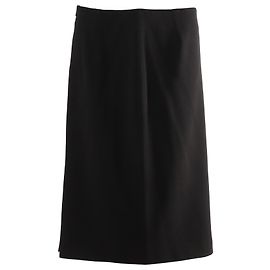 Jupe mi-longue Max Mara en triacétate noir Noir