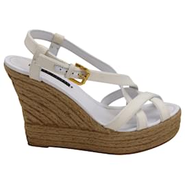 Ralph Lauren-Ralph Lauren Espadrilles in White canvas-White