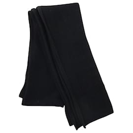 Givenchy-Givenchy Knitted Scarf in Black Wool -Black