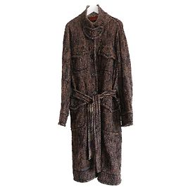 Missoni Marni Vintage Boucle Coat Brown