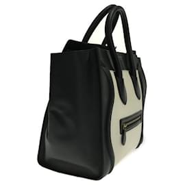 Céline-Luggage Mini Shopper-Black,White