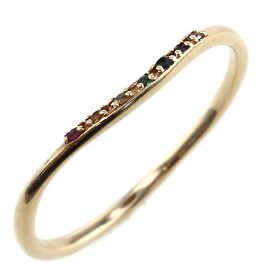& Other Stories 10K Gold Rainbow Ring Golden