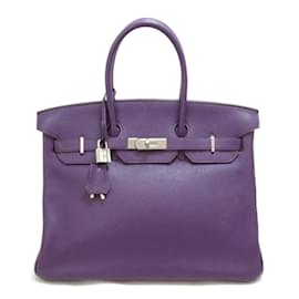 Hermès-Togo Birkin 35-Purple