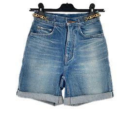 Céline CELINE  Shorts T.US 24 Denim - Jeans Blue