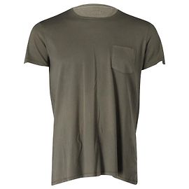 Camiseta com bolso Tom Ford em malha de algodão verde militar Verde Caqui