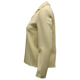 Michael Kors-Chaqueta de traje Michael Kors en lana amarilla-Amarillo