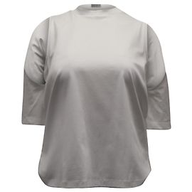 Autre Marque Camiseta Dion Lee Utility Contour Cutout em algodão branco Branco