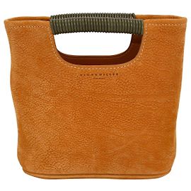Simon Miller Mini Birch Tote in Tan Brown Nubuck Brown Beige