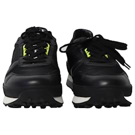 Givenchy-Givenchy TR3 Runner Sneakers in Black Calf Leather-Black