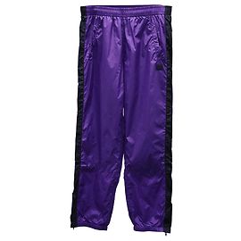 Acne Studios Stripe Phoenix Tapered Track Pants in Purple Nylon Purple