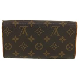 Louis Vuitton-LOUIS VUITTON Monogram Pochette Twin PM Shoulder Bag M51854 LV Auth bs4672-Monogram