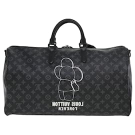 Louis Vuitton-LOUIS VUITTON Monogram Eclipse Vivienne Keepall 50 Boston Bag M43683 auth 39231a-Other