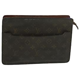 Louis Vuitton-LOUIS VUITTON Monogram Pochette Homme Clutch Bag M51795 LV Auth ti983-Monogram