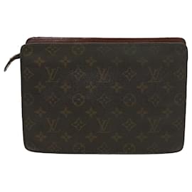 Louis Vuitton-LOUIS VUITTON Monogram Pochette Homme Clutch Bag M51795 LV Auth ti983-Monogram