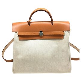 Hermès Hermes Herbag Beige