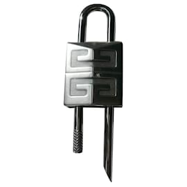 Givenchy-GIVENCHY Small Padlock 4G SILVER new in blister-Silvery