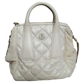 Moncler Bolsas Creme
