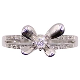 Mauboussin-Mauboussin-Ring „Ich liebe dich“ mit Diamanten und Weißgold 750%O-Silber Hardware