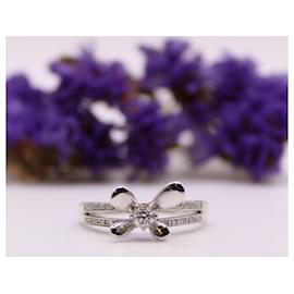 Mauboussin-Mauboussin-Ring „Ich liebe dich“ mit Diamanten und Weißgold 750%O-Silber Hardware