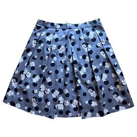 Falda de algodón Bonpoint para niña negro blanco gris Negro Blanco Gris
