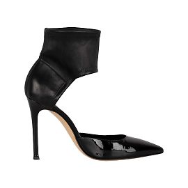 Gianvito Rossi Ankle Strap Pump Heels Black