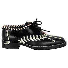Louis Vuitton-Louis Vuitton Manga Braided Oxford Shoes-Black