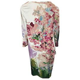 Just Cavalli-Vestido floral de Just Cavalli-Rosa,Beige