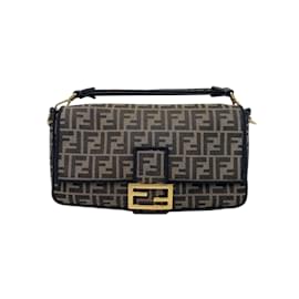 Fendi-Sacs à main FENDI T.  chiffon-Marron