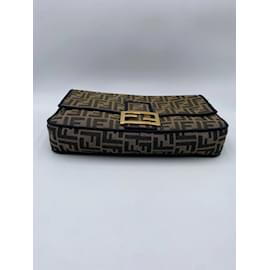 Fendi-Sacs à main FENDI T.  chiffon-Marron