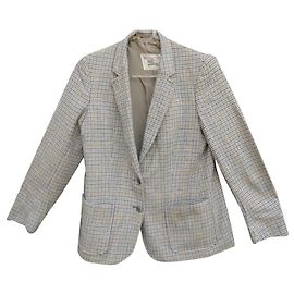 vintage Burberry jacket size 38 Blue Grey