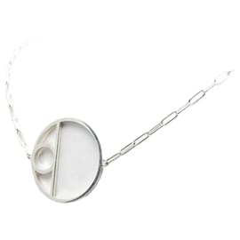 Hermès-Chaine d'Ancre Game Long Necklace-Silvery