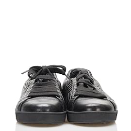 Prada-Prada Quilted Sneakers Leather Other in Good condition-Black