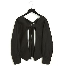 Yves Saint Laurent GIACCA A FARFALLA NERA PILATI Nero