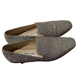 Jimmy Choo Flats Silvery