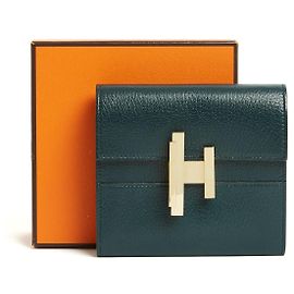 Hermès DARK GREEN CINHETIC CLUTCH Vert