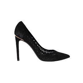 Escarpins Eyeline en daim perforé Louis Vuitton Noir