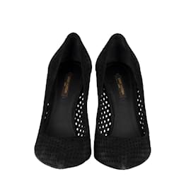 Louis Vuitton-Zapatos de salón Eyeline de ante perforado de Louis Vuitton-Negro