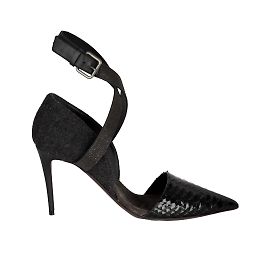 Brunello Cucinelli Ankle Strap Pumps Grey