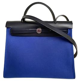 Hermès-Su bolso 31-Azul