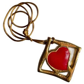 Yves Saint Laurent Pendant necklaces Red