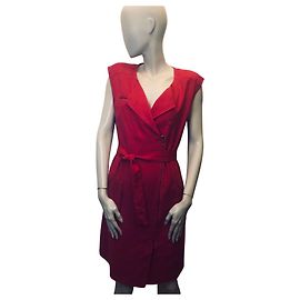 Gerard Darel Gérard Darel Leinenkleid Fuschia